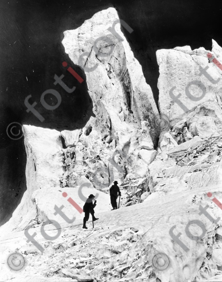 Eisturm des Bossons-Gletschers ; Ice Tower of the Bossons glacier (simon-73-043-sw.jpg)